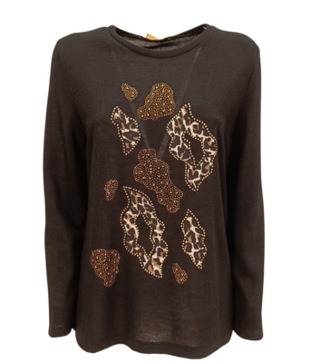 WOMEN'S SHAPED SWEATER M/L 13664C Tellini S.r.l. Wholesale Clothing